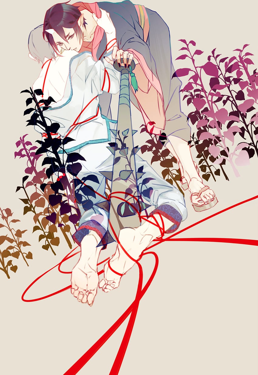 hoozuki and hakutaku (hoozuki no reitetsu) drawn by dur_(576863357)