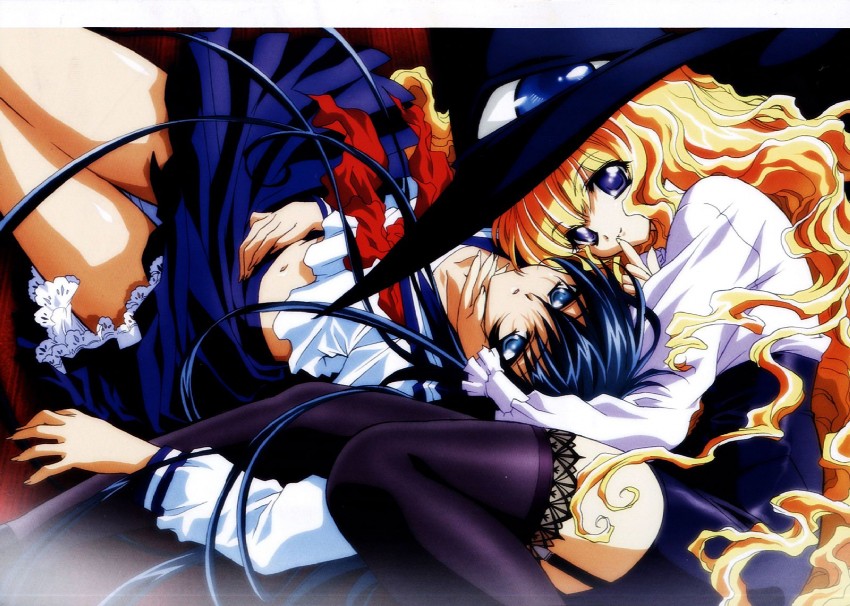 lilith and azuma hazuki (yami to boushi to hon no tabibito) drawn by nishida_asako
