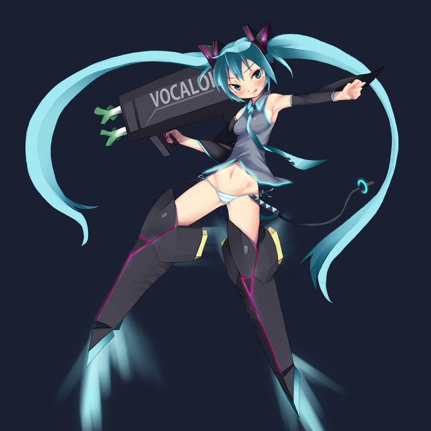 hatsune miku (vocaloid and 1 more) drawn by imazon