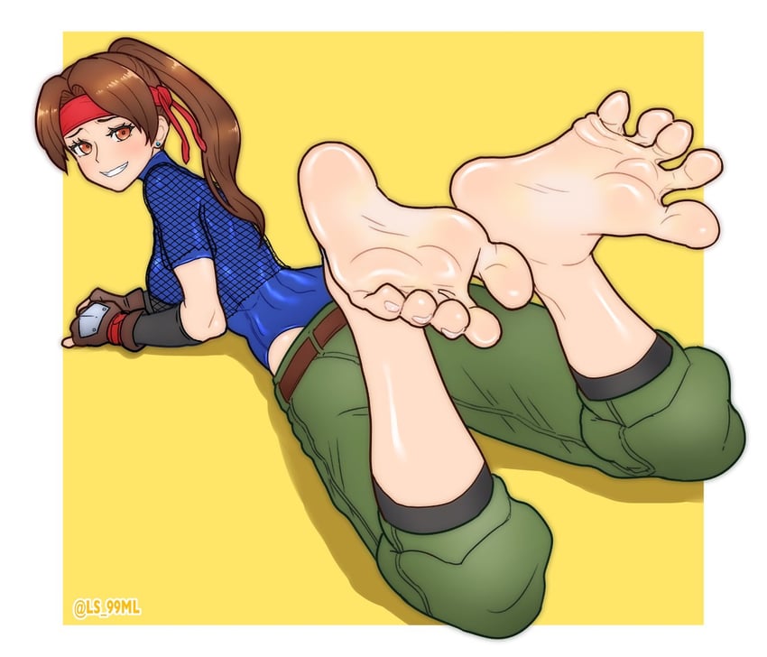 jessie rasberry (final fantasy and 1 more) drawn by tsukimaru_(ls_99ml)