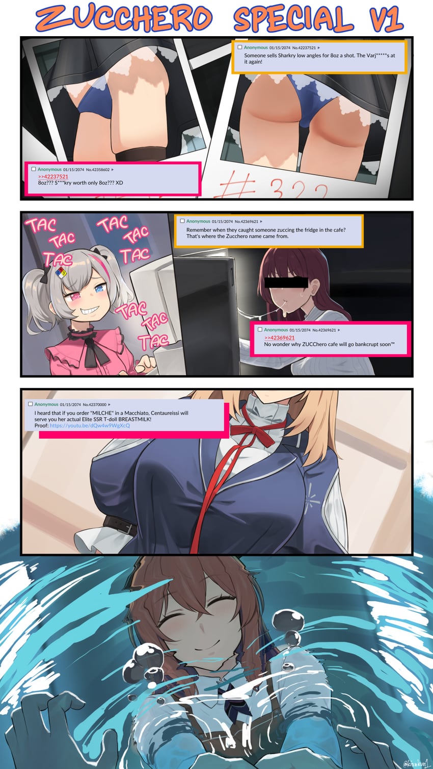 wa2000, springfield, g36, mdr, makiatto, and 2 more (girls' frontline and 2 more) drawn by kion-kun