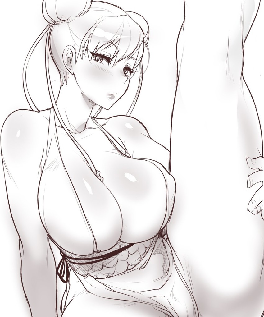 chun-li (street fighter and 1 more) drawn by naso4