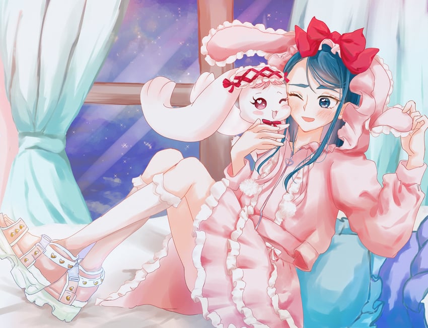 minazuki karen and milk (precure and 1 more) drawn by cure343_55
