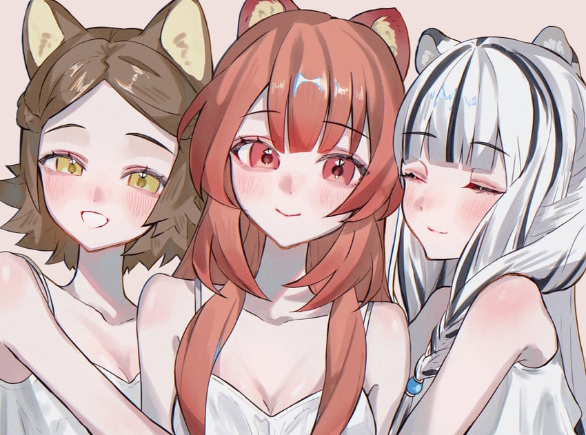 raphtalia, atla fayon, and wyndia (tate no yuusha no nariagari) drawn by sio_art183