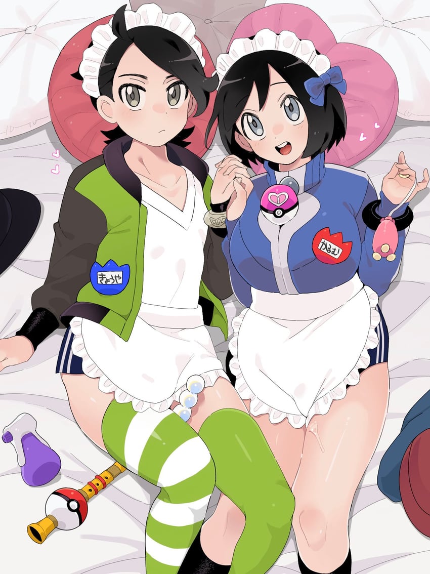 calem and paxton (pokemon and 2 more) drawn by sana_(37pisana)