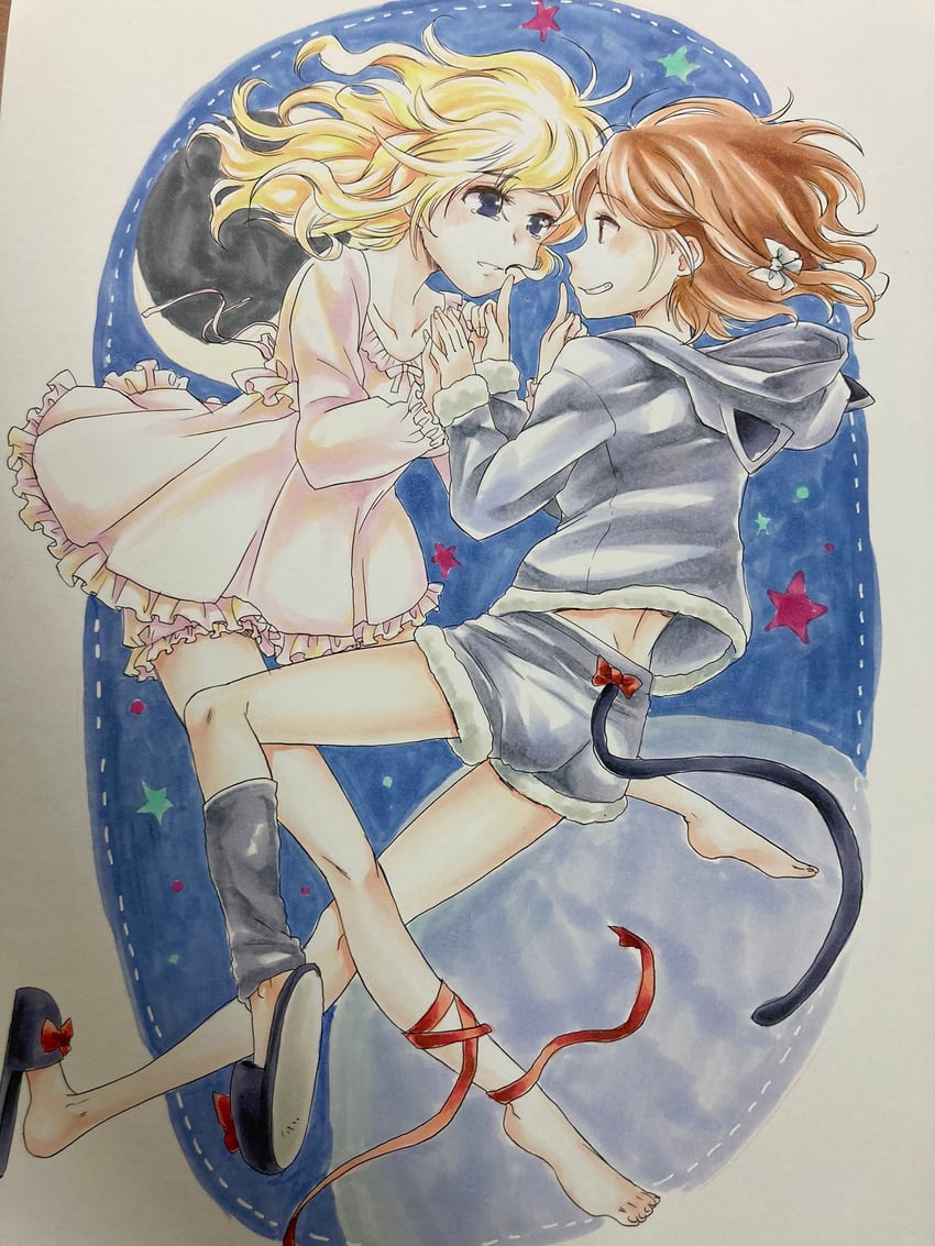 usami renko and maribel hearn (touhou) drawn by takahashi_kouta