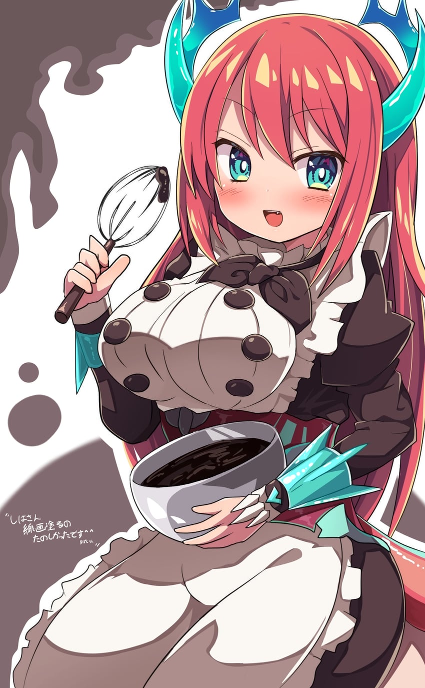 kitchen dragonmaid (yu-gi-oh!) drawn by regain_(regain_illust)