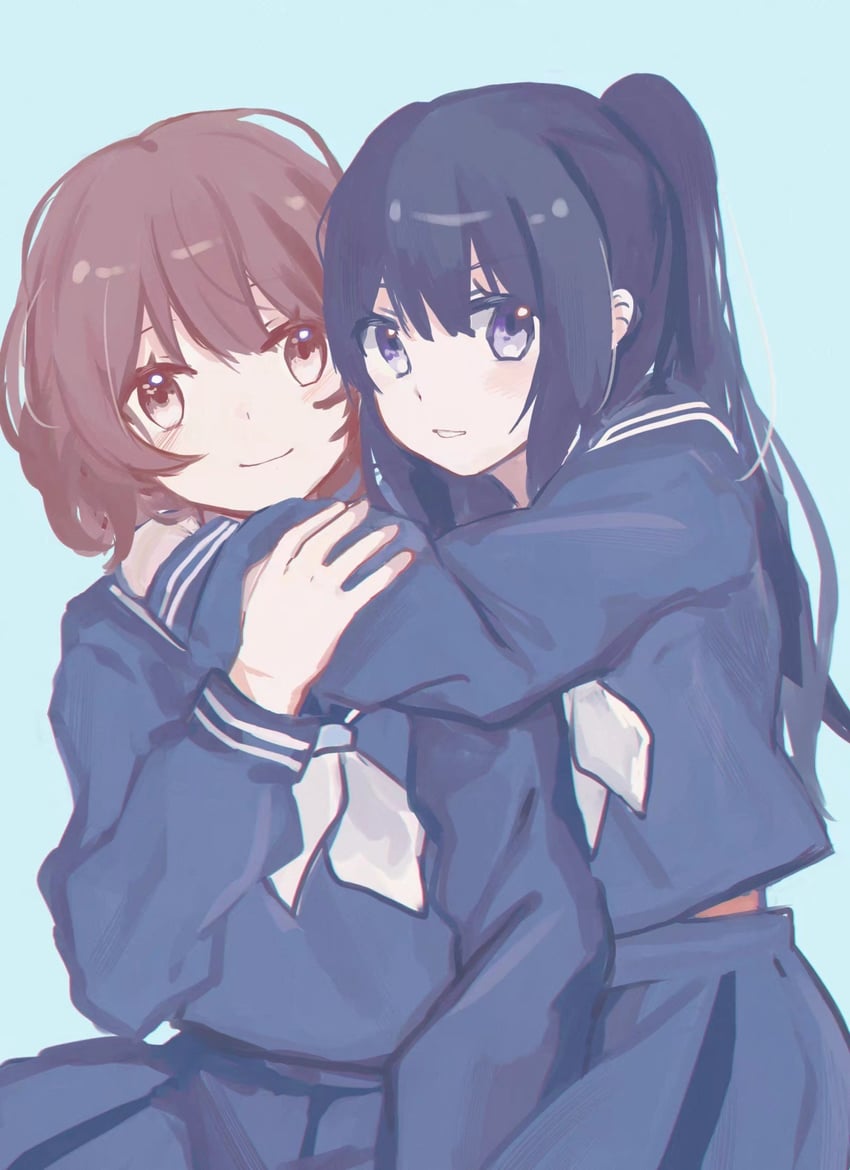 oumae kumiko and kousaka reina (hibike! euphonium) drawn by fufu_060211