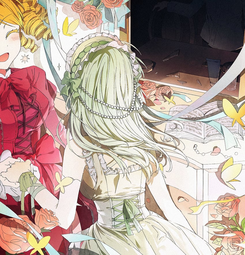 gaap and clair vaux bernardus (umineko no naku koro ni) drawn by ghkdakrh1129