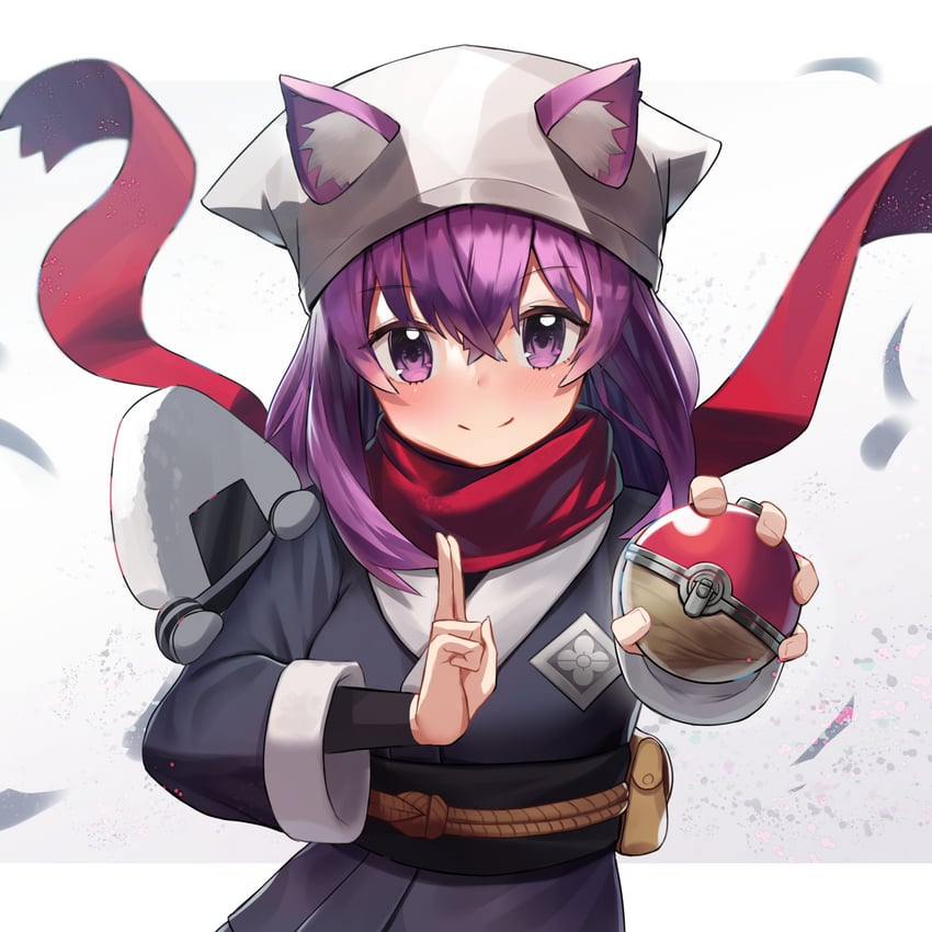 nekomata okayu, akari, and onigirya (pokemon and 2 more) drawn by woogi_(duguddnr)