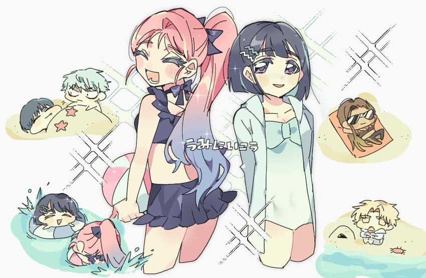 sua, mizi, till, ivan, luka, and 1 more (alien stage) drawn by dokusuji_(kw9onou58)