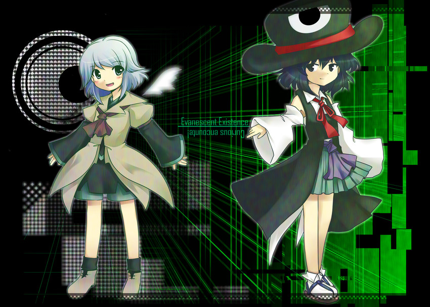 enraku tsubakura, houlen yabusame, and senri tsurubami (len'en and 1 more) drawn by eruu