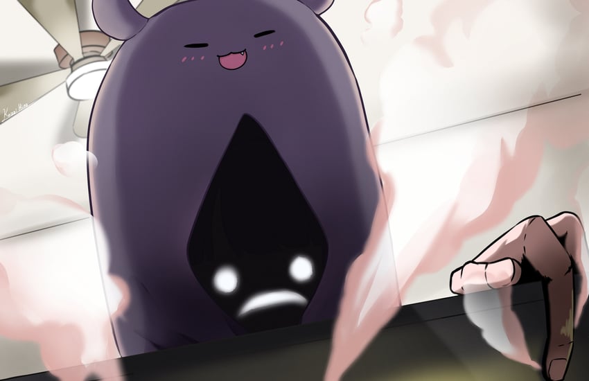 ninomae ina'nis and takodachi (hololive and 2 more) drawn by kazzi