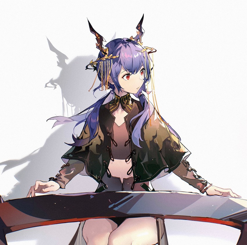 ch'en (arknights and 1 more) drawn by dadijiji