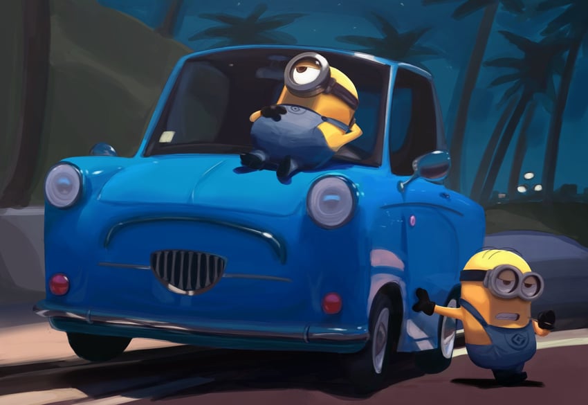 minion (despicable me and 1 more) drawn by blurryclawz