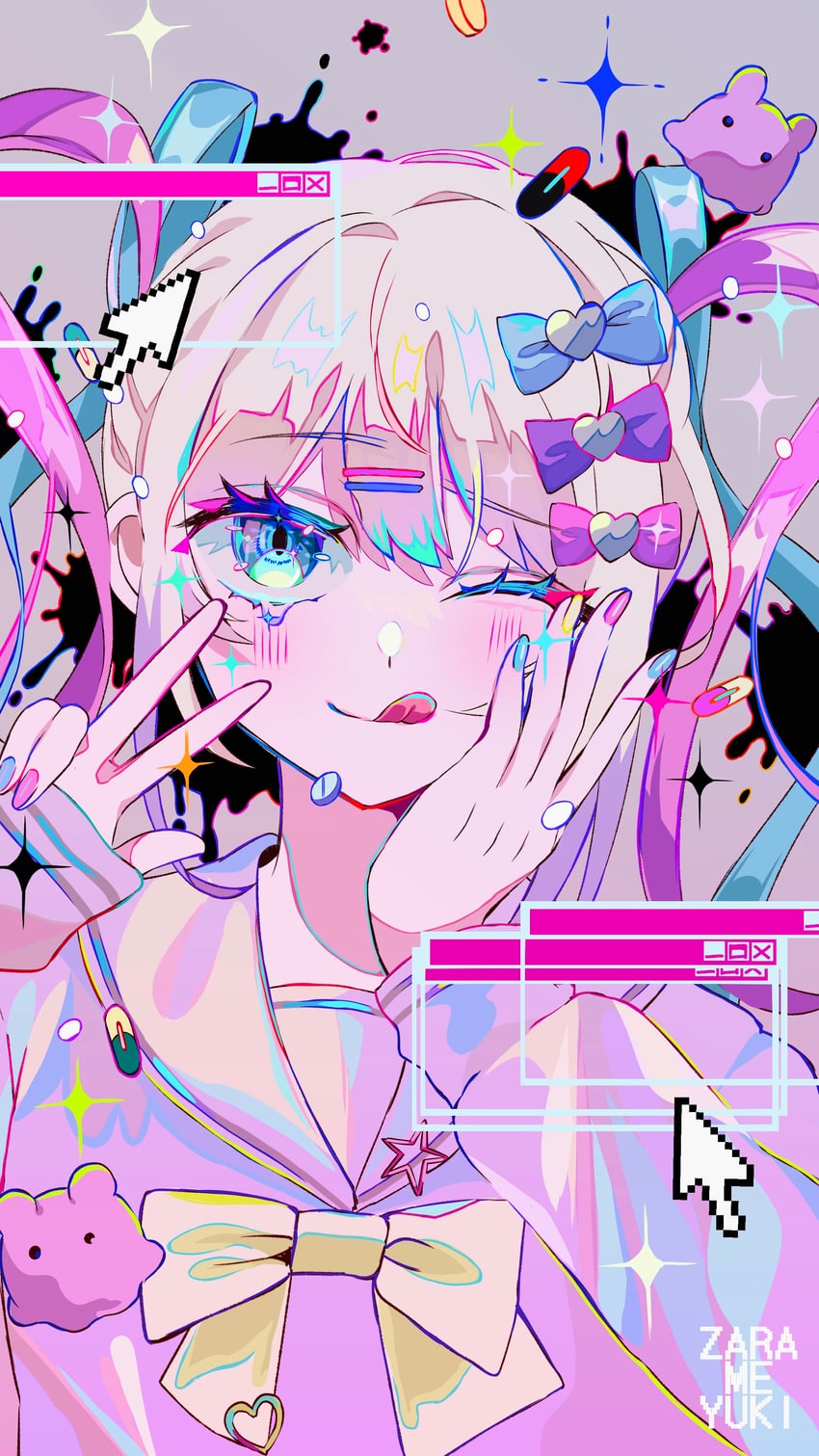 chouzetsusaikawa tenshi-chan (needy girl overdose) drawn by zarame_yuki
