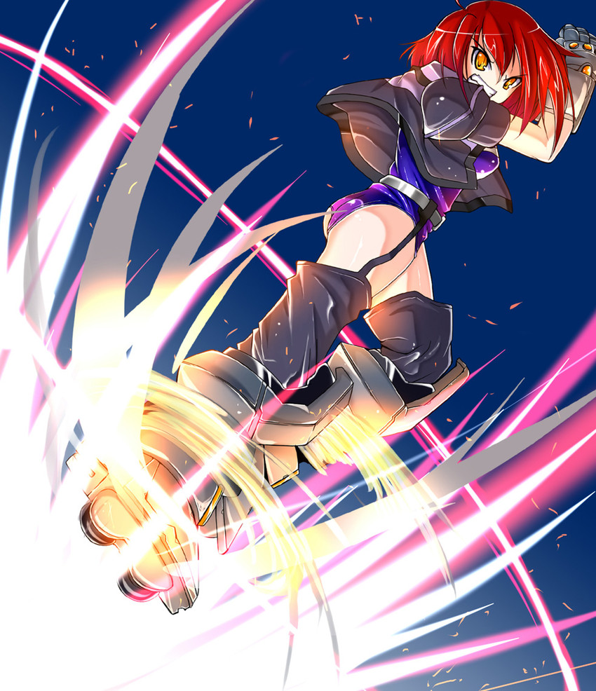 nove and jet edge (lyrical nanoha and 1 more) drawn by mad_(hazukiken)