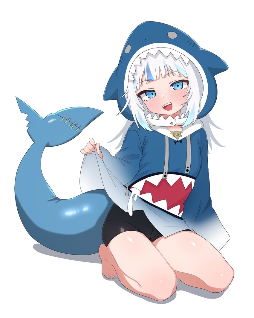 gawr gura (hololive and 1 more) drawn by mingkozus
