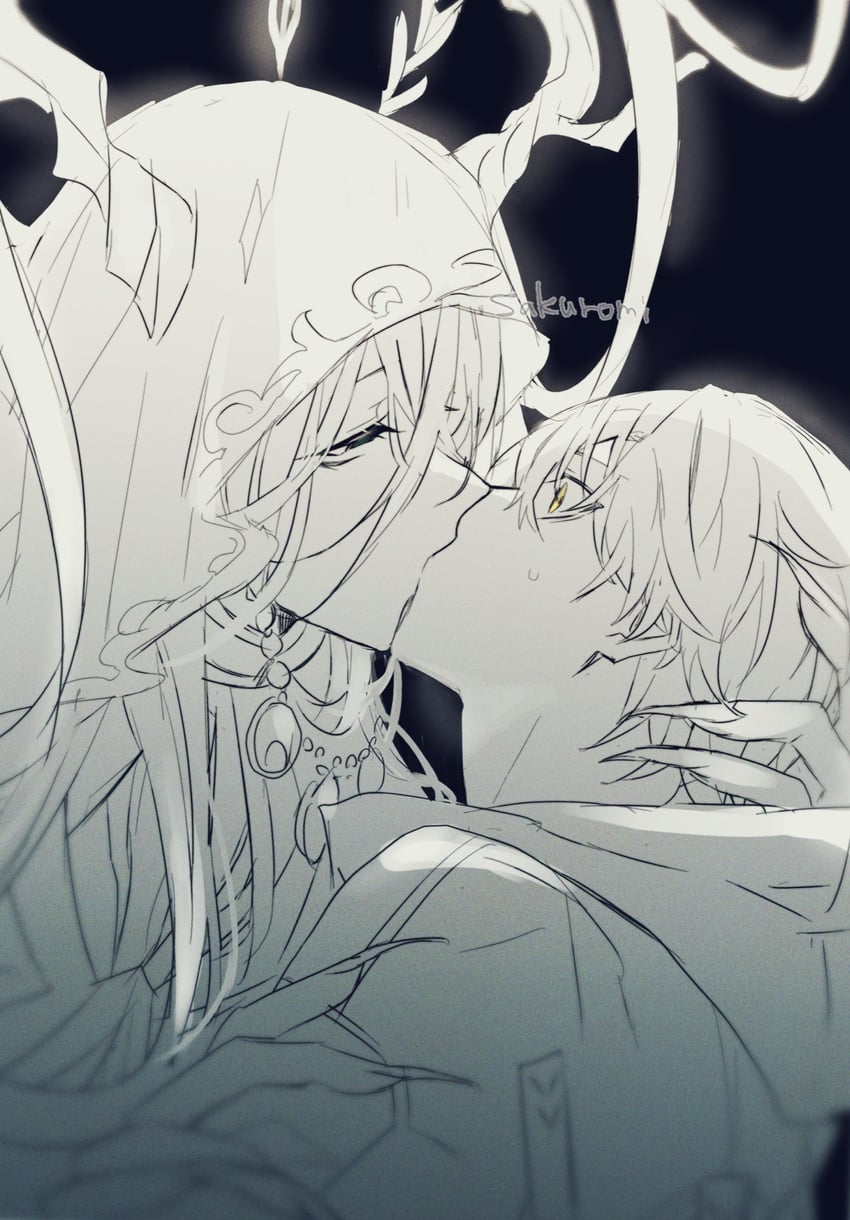 trailblazer, caelus, and yaoshi (honkai and 1 more) drawn by orrrromi
