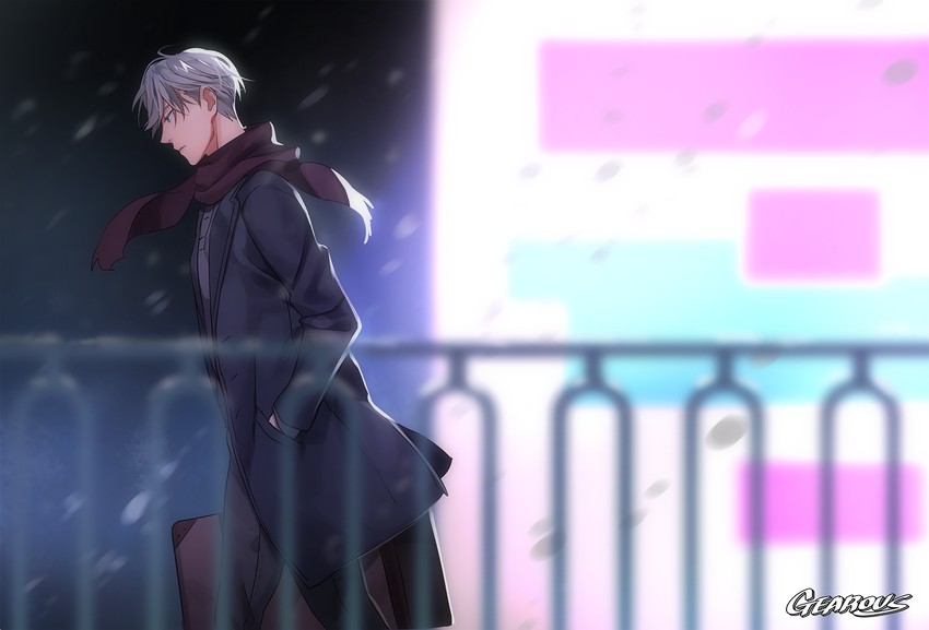 viktor nikiforov (yuri!!! on ice) drawn by gearous