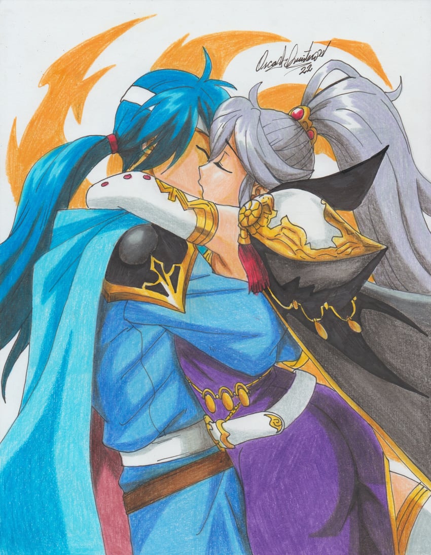 seliph and ishtar (fire emblem and 1 more) drawn by ravernclouk