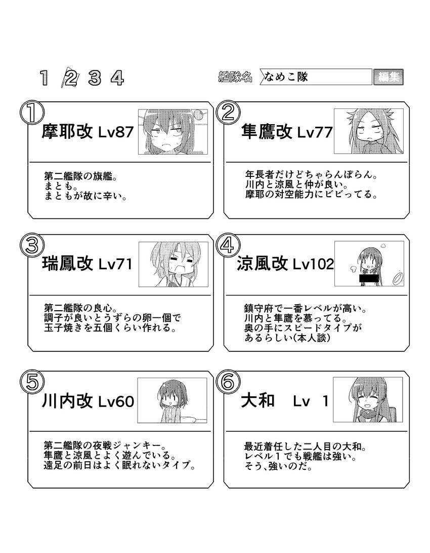 yamato, sendai, zuihou, maya, jun'you, and 1 more (kantai collection) drawn by goma_(yoku_yatta_hou_jane)