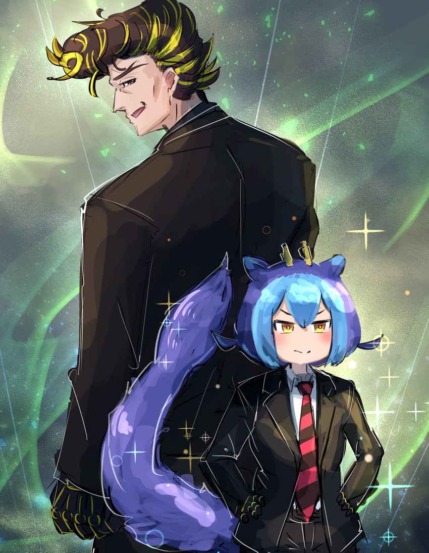 laundry dragonmaid and spyral super agent (yu-gi-oh!) drawn by hatano_kiyoshi