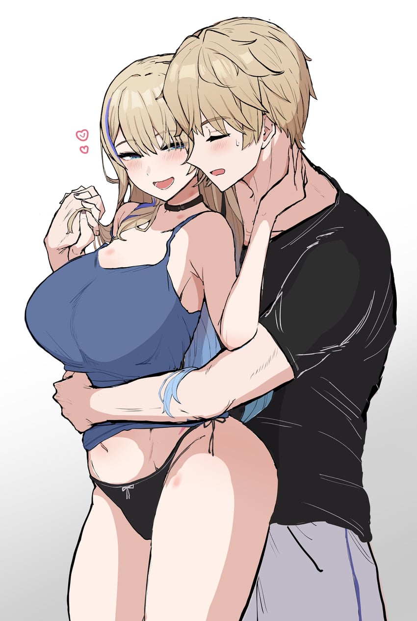 gepard landau and serval landau (honkai and 1 more) drawn by saku_no_14