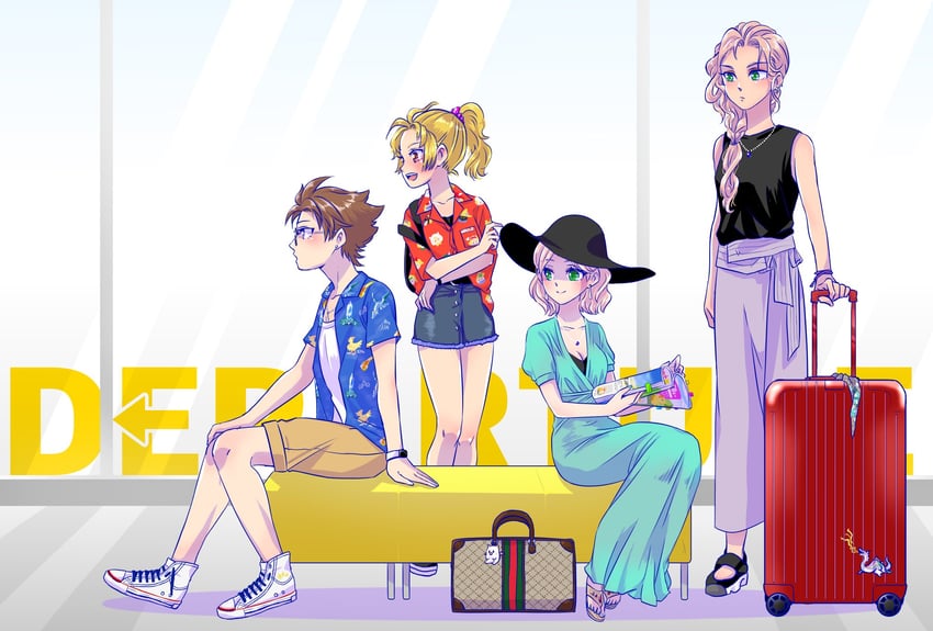 lenna charlotte tycoon, faris scherwiz, bartz klauser, and krile mayer baldesion (final fantasy and 1 more)