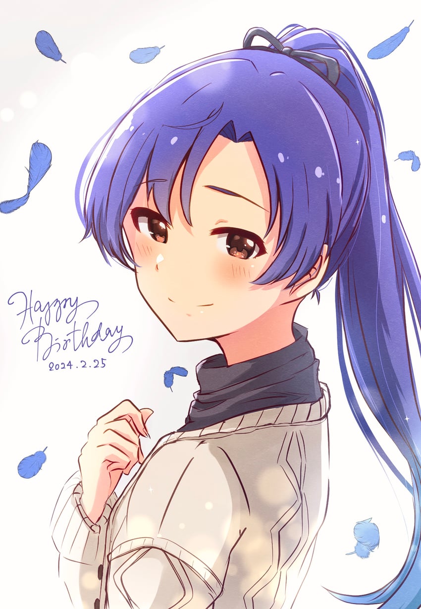 kisaragi chihaya (idolmaster and 2 more) drawn by natsuki_p