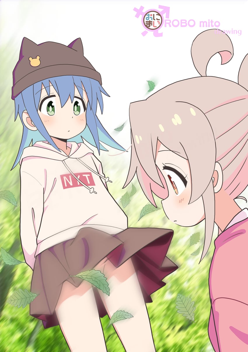 oyama mahiro and tenkawa nayuta (onii-chan wa oshimai!) drawn by robomito