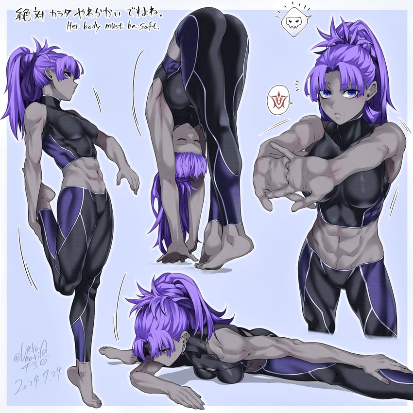 assassin and female assassin (fate and 2 more) drawn by shin_(ultramarine430)