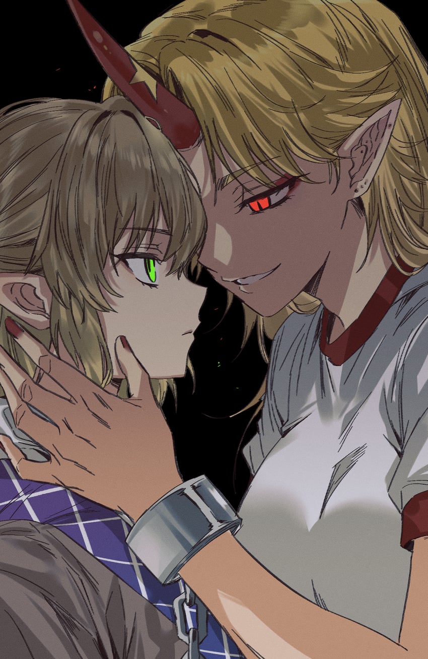 mizuhashi parsee and hoshiguma yuugi (touhou and 1 more) drawn by grey_nagato