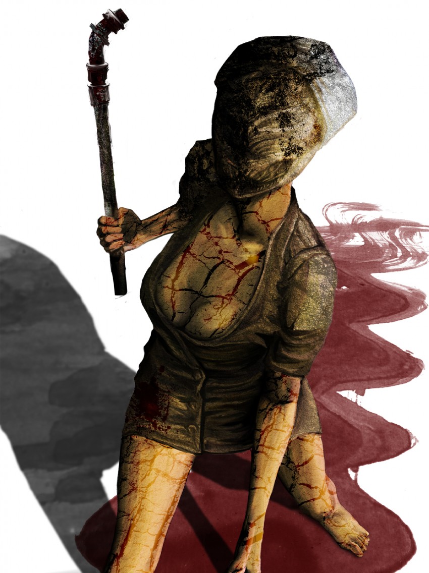 nurse (silent hill and 1 more) drawn by muramasa_(tetsuok9999)