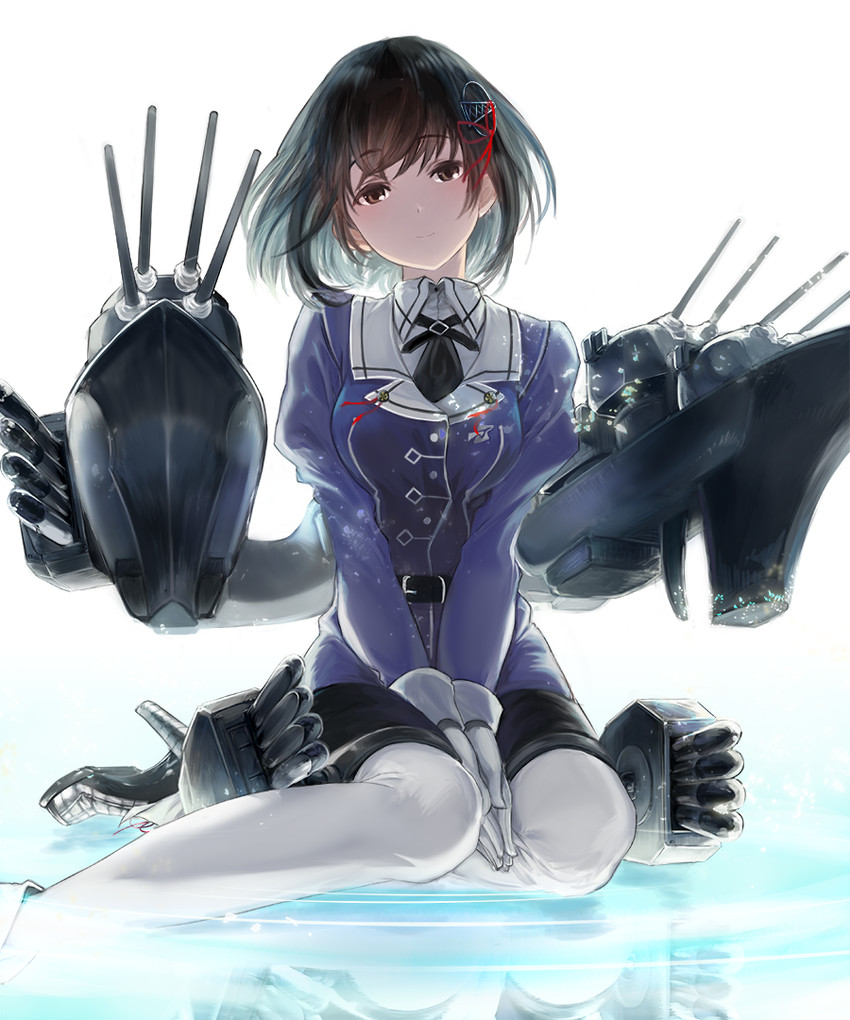haguro and haguro kai ni (kantai collection) drawn by uro_(uro_zi)