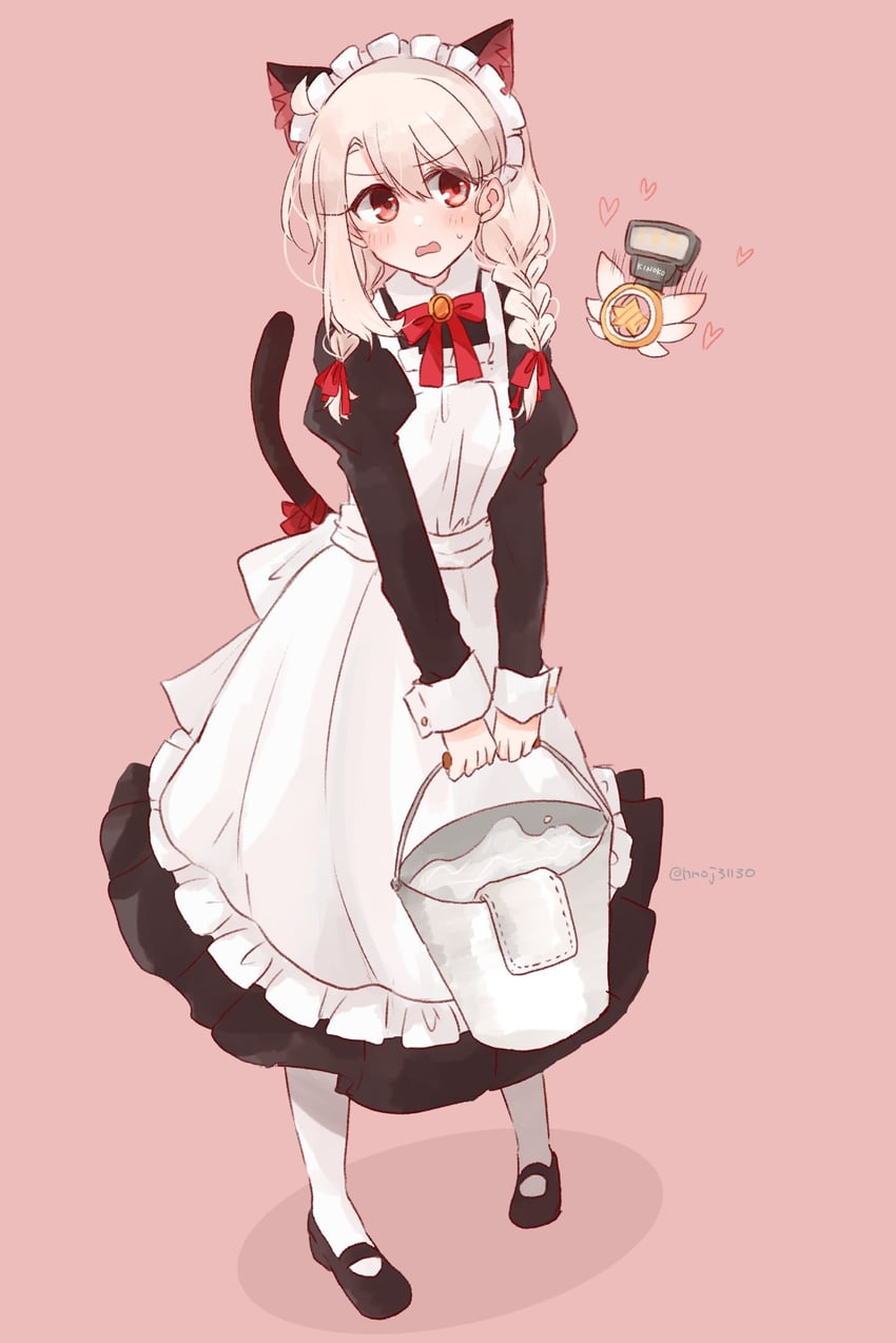 illyasviel von einzbern and magical ruby (fate and 1 more) drawn by saihara