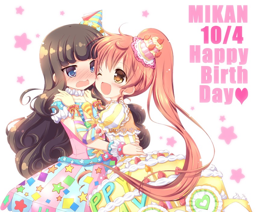 kurosu aroma and shiratama mikan (pretty series and 1 more) drawn by nanase_miori