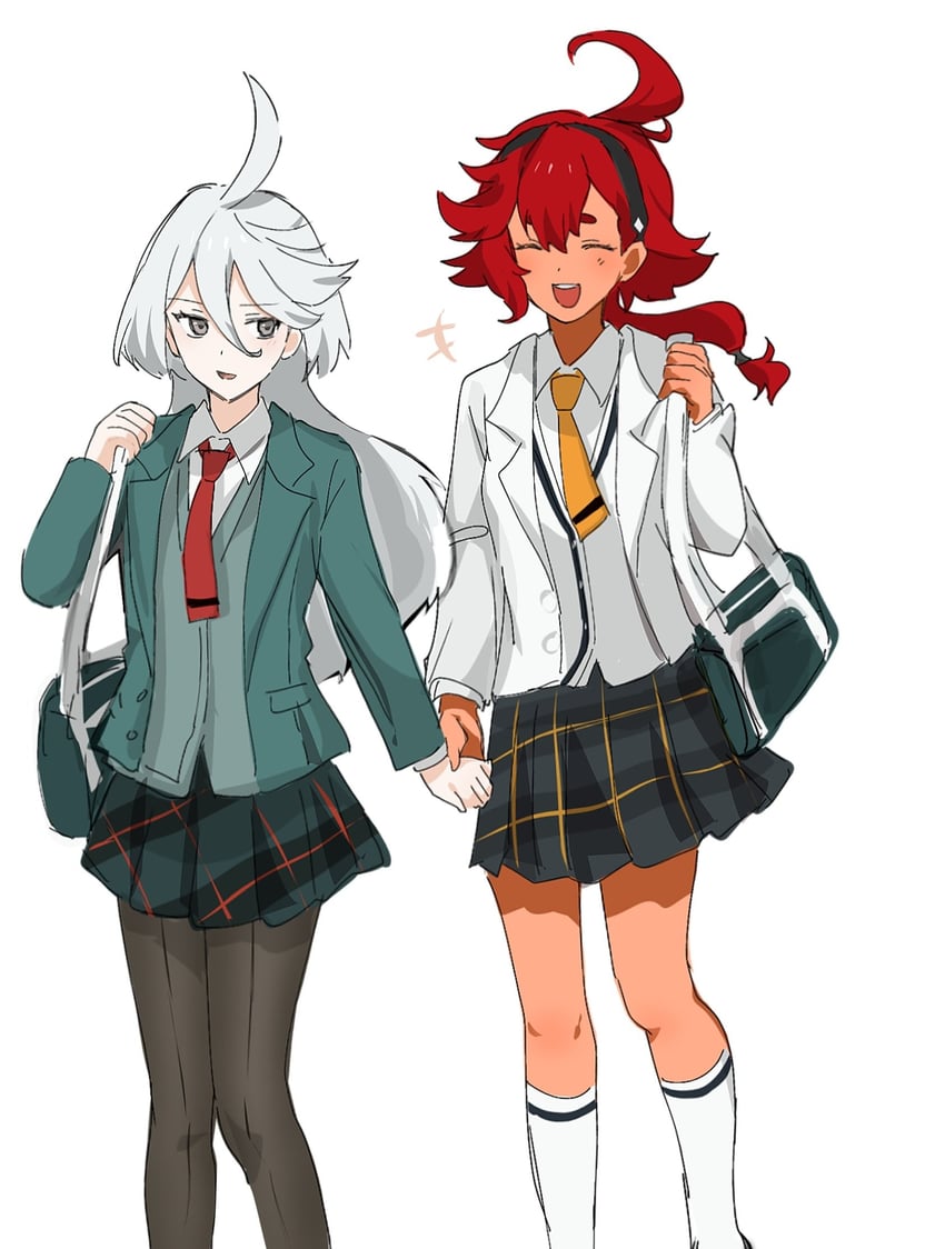 suletta mercury and miorine rembran (gundam and 2 more) drawn by kumtlekumtle