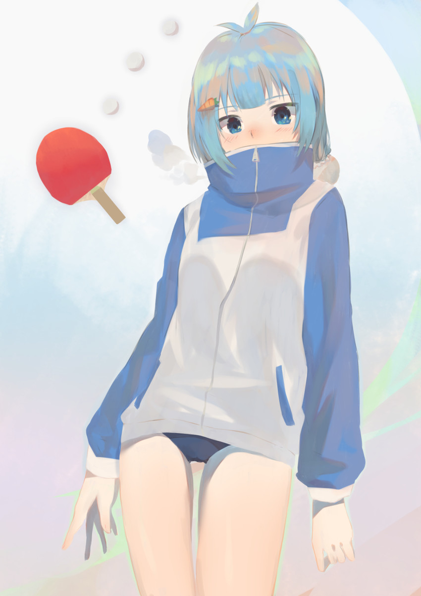 itsumo hokuto (shakunetsu no takkyuu musume) drawn by risuno_(kukucucu0987)