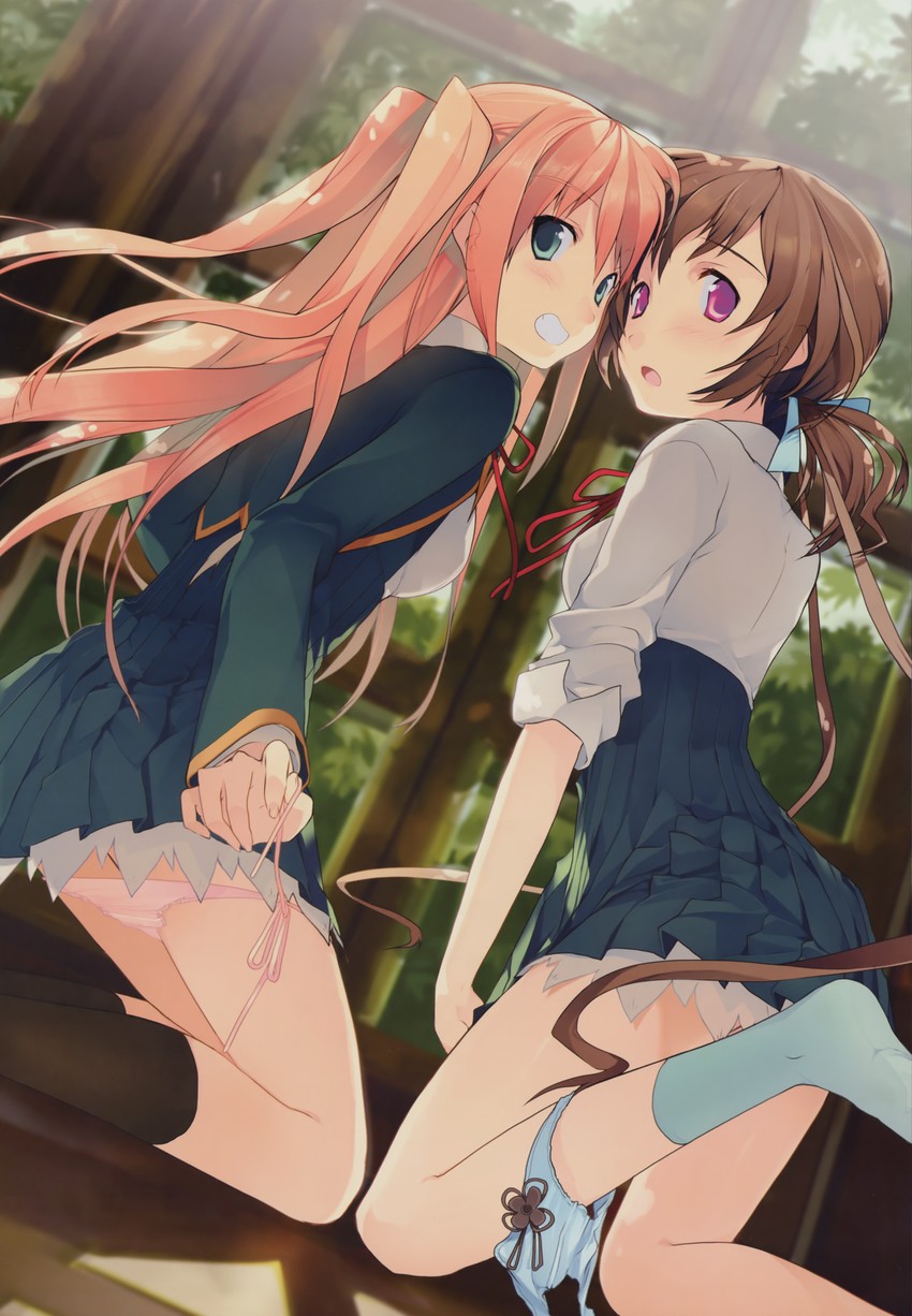sumiyoshi chisato and aomi isara (koi to senkyo to chocolate) drawn by akinashi_yuu