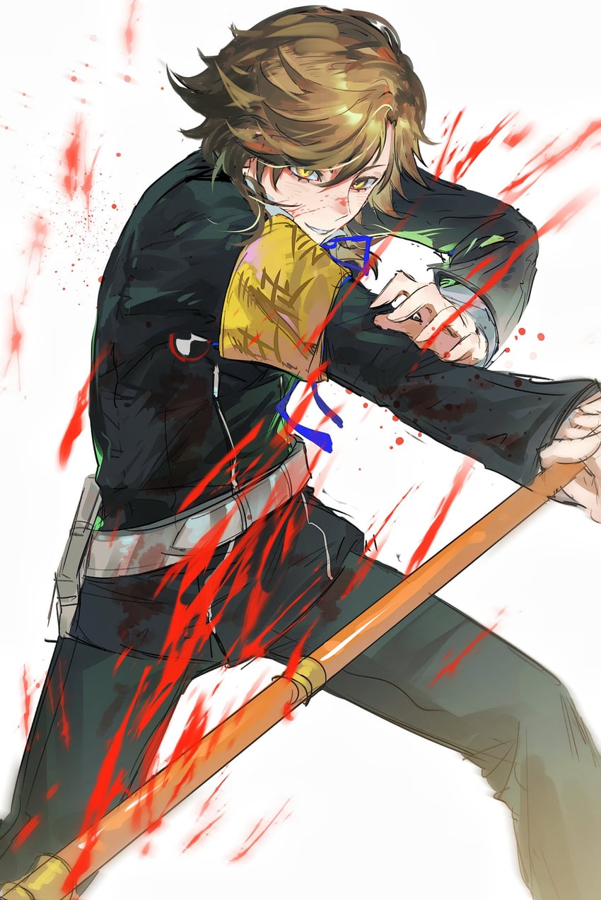 amada ken (persona and 2 more) drawn by miko_66