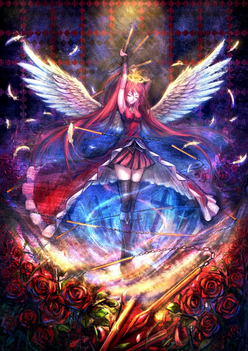 sakura kyoko (mahou shoujo madoka magica) drawn by ryuuzaki_ichi