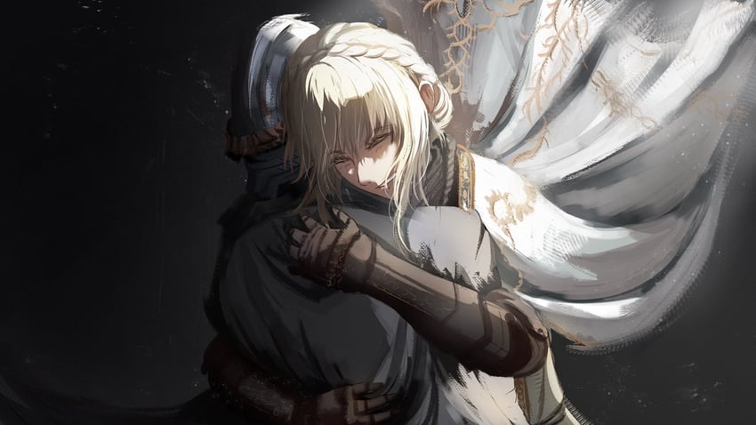 tarnished and needle knight leda (elden ring and 1 more)