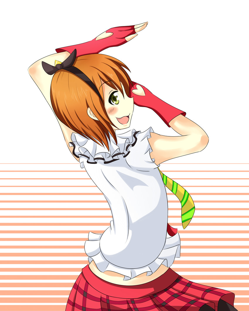 hoshizora rin (love live! and 1 more) drawn by wangphing