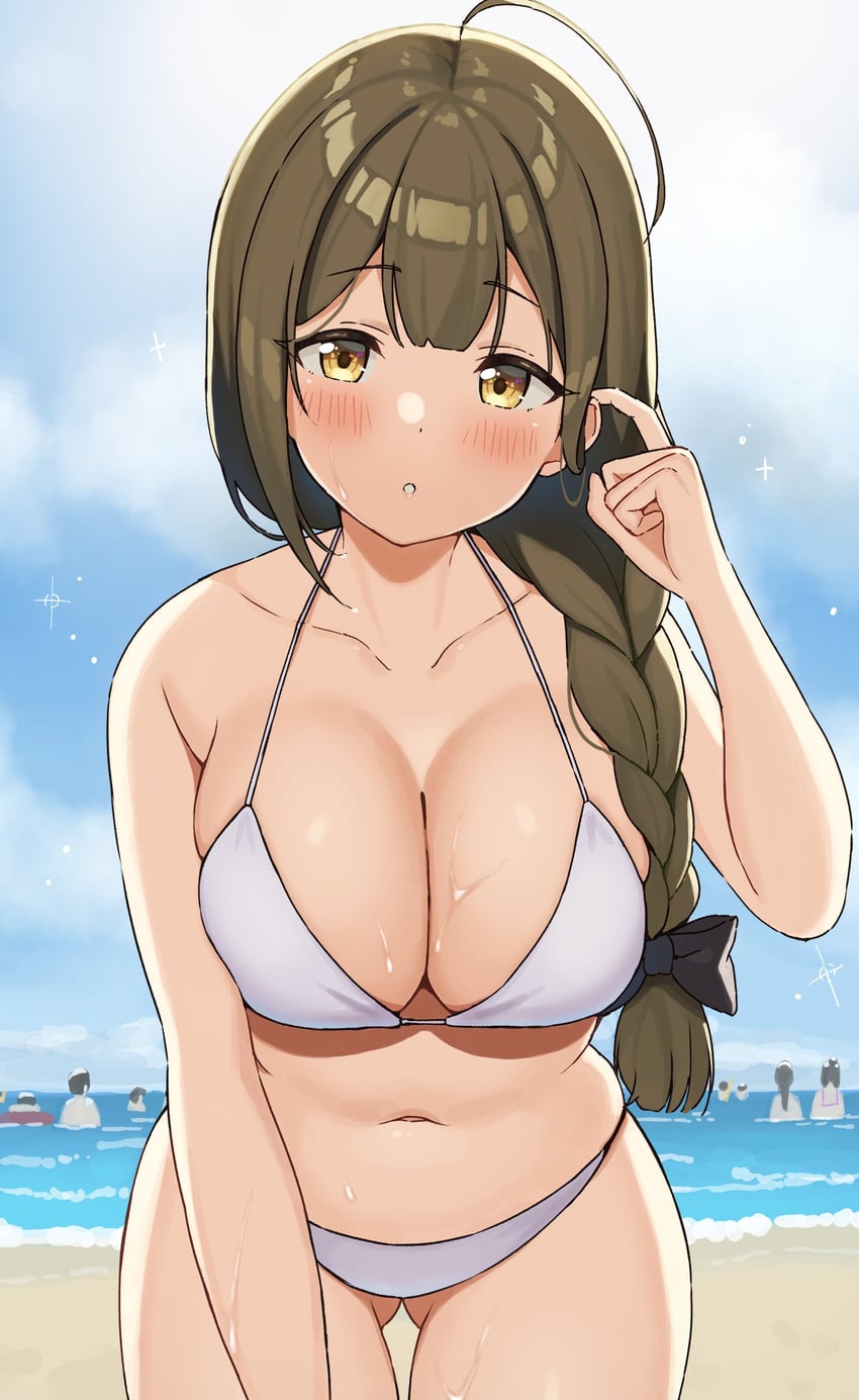 kuwayama chiyuki (idolmaster and 1 more) drawn by wanimaru