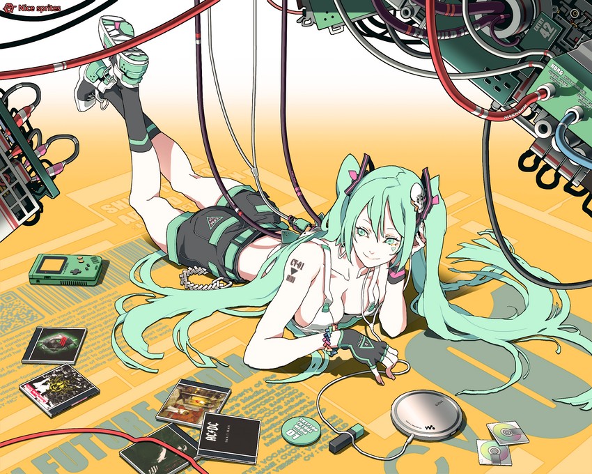 hatsune miku (vocaloid and 3 more) drawn by circle_a