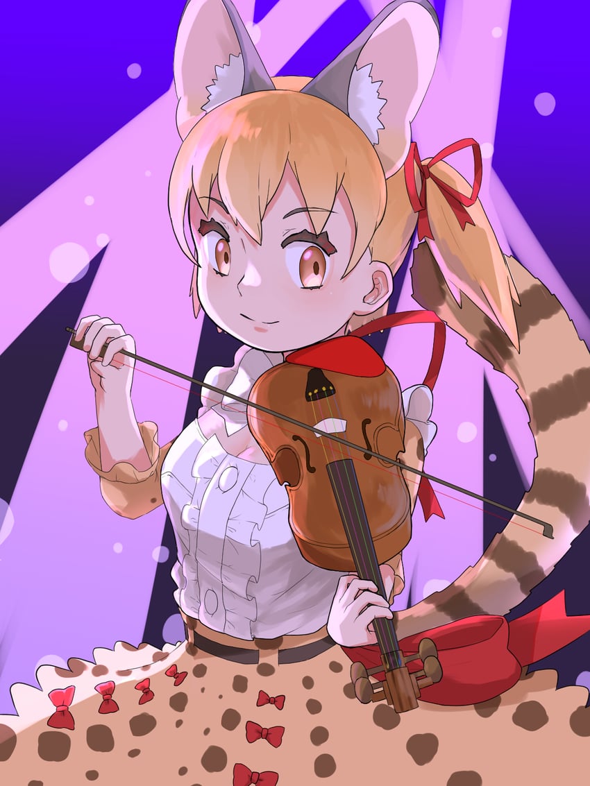 large-spotted genet (kemono friends and 1 more) drawn by y0whqzz8bkslezl