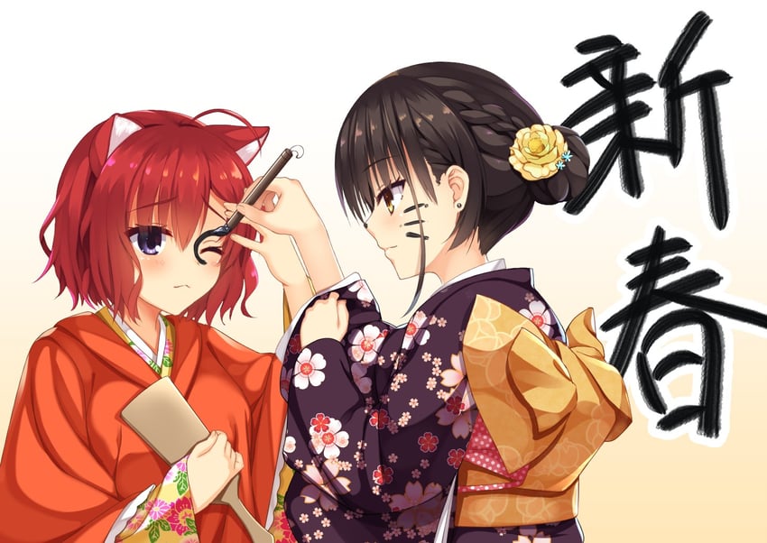 shiki natsume and masaki gaillard (cafe stella to shinigami no chou and 2 more) drawn by 8kumagawa_(log)