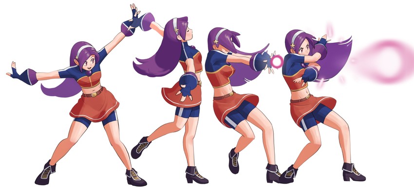 asamiya athena (the king of fighters and 1 more) drawn by some1else45