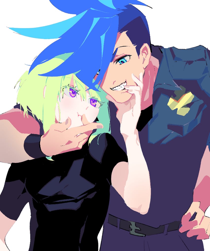 lio fotia and galo thymos (promare) drawn by km_(ksolee1201)